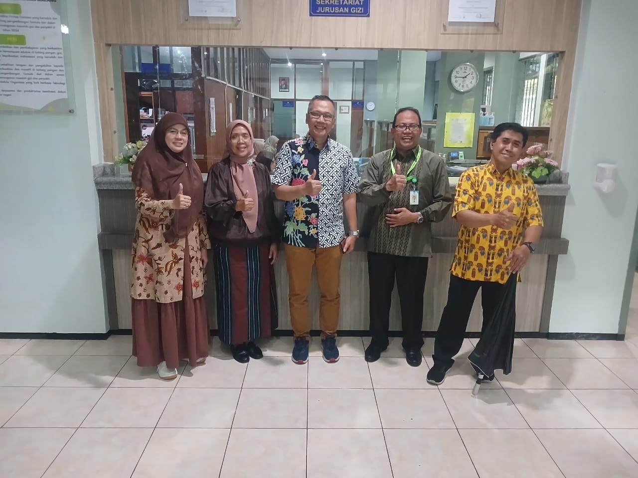 Kunjungan Wadir 1 Poltekkes Jkt 2 Ketua Umum AIPVOGI periode 2016- 2020 di Jurzima Poltekkes Malang